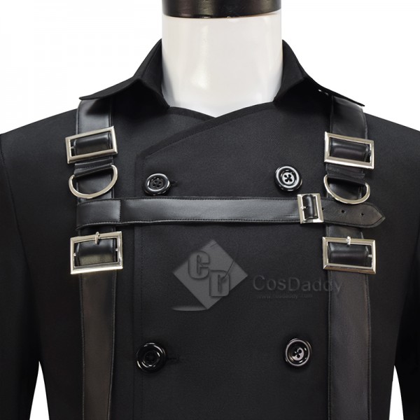 Fallout Maximus Cosplay Costume Fallout Maximus Black Coat Uniform Halloween Carnival Suit 1209